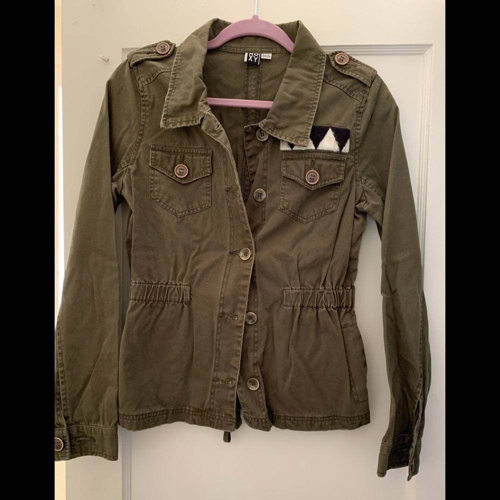 Roxy Army Green Jacket
